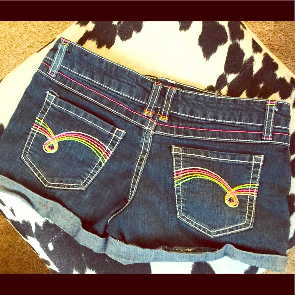 Denim shorts